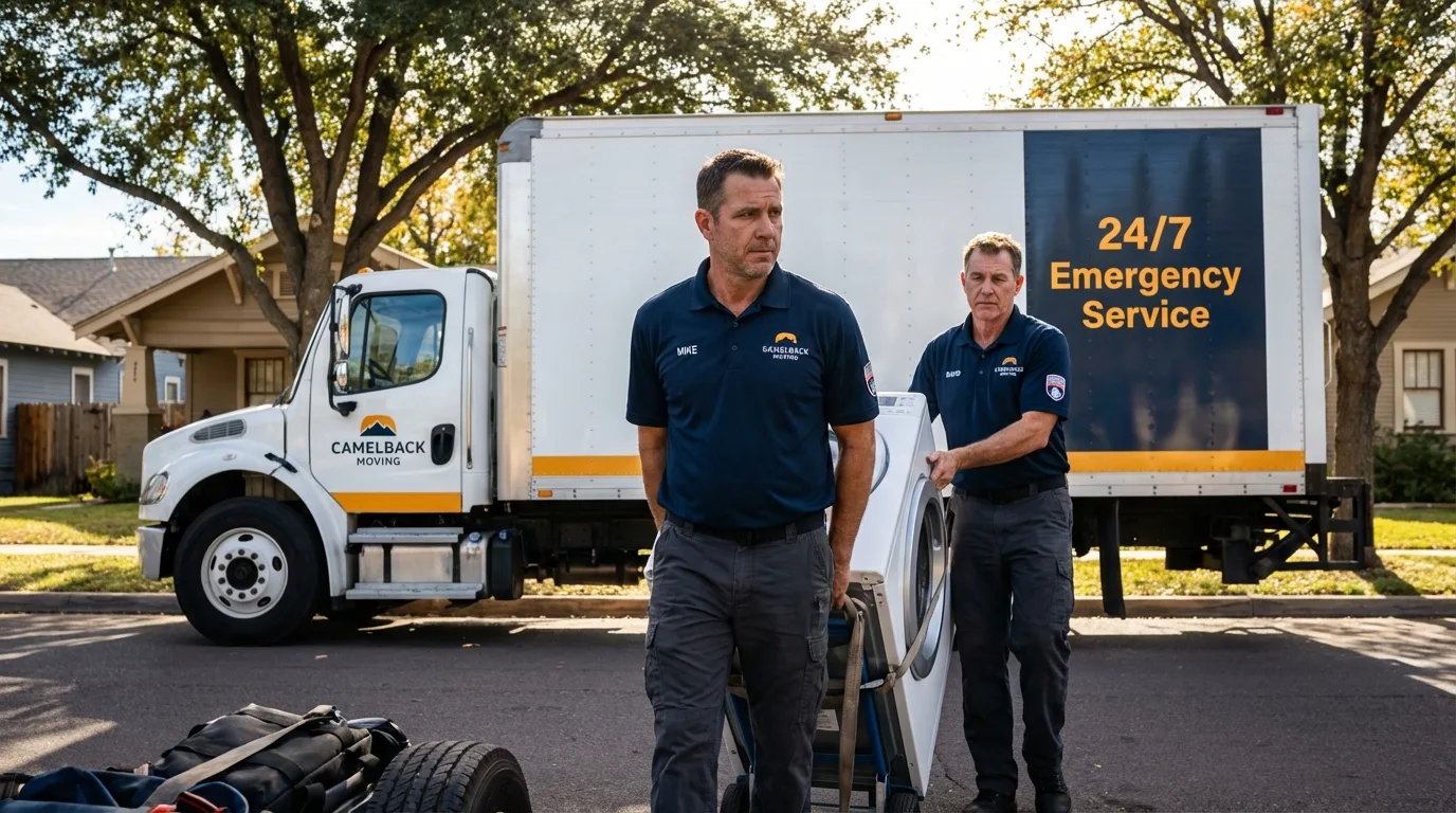 CamelBack Moving crew loading furniture in Destrehan, LA